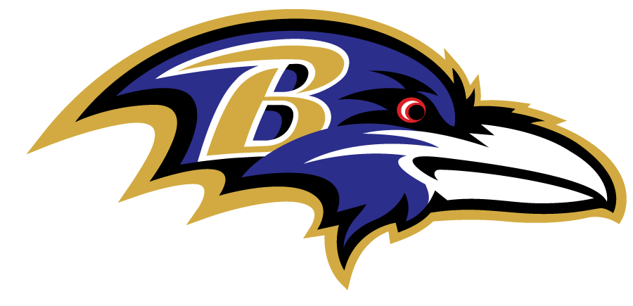 Baltimore Ravens on an abraded steel texture T-Shirt by Movie