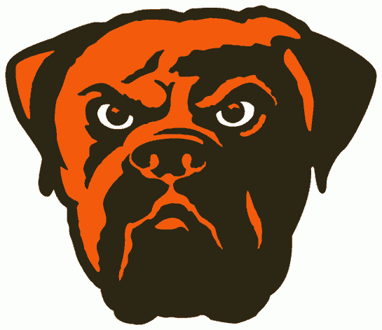 Cleveland Browns Dawg logo custom brown Jersey - BTF Store