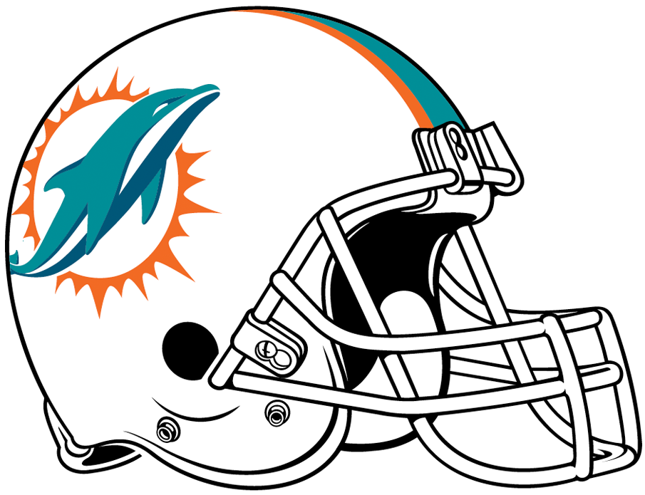 Miami Dolphins New Logo 4.25 Iron On Embroidered Patch ~USA Seller ~