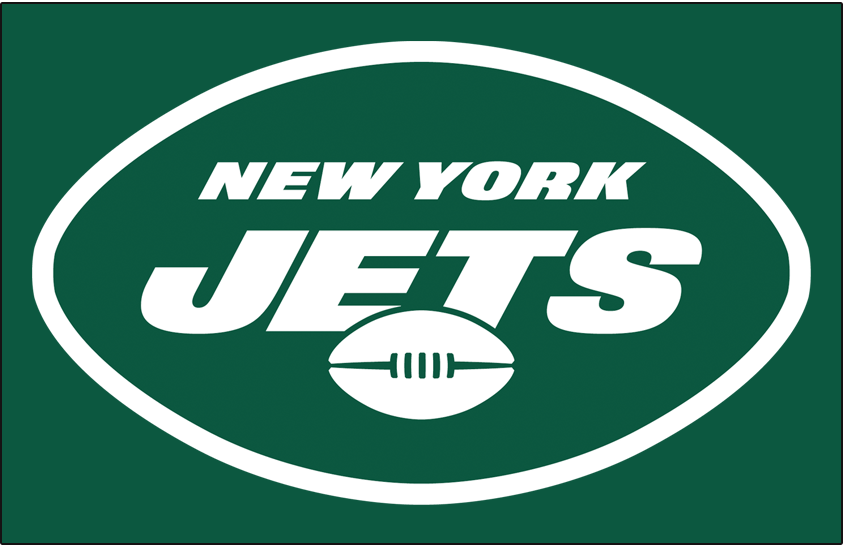 \ud83c\udfc83.5" NEW YORK JETS Iron-on NFL Team Logo Football Jersey ...