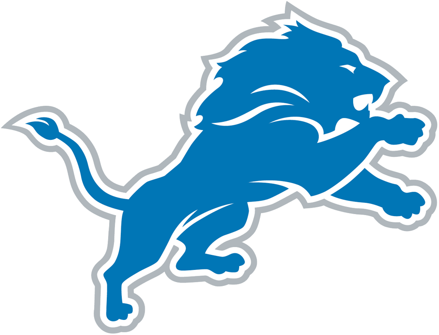 Detroit Lions 3.5 Round Iron/Sew On Embroidered Patch ~ USA Seller!