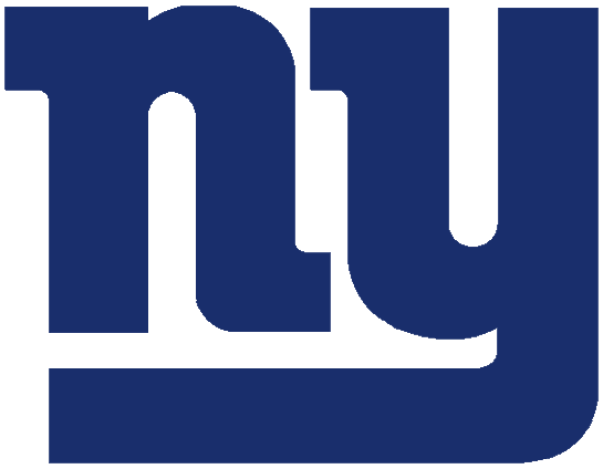 NEW YORK GIANTS NFL FOOTBALL 8.75 NY LETTERS TEAM LOGO PATCH